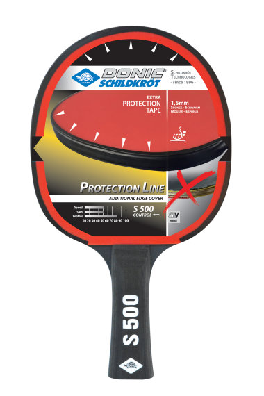 Donic Tischtennisschläger Protection S500, ITTF Belag