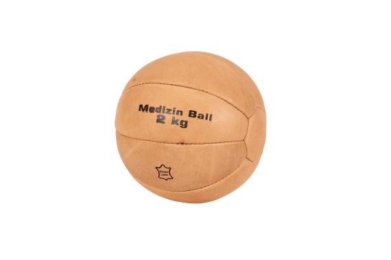 Medizinball aus Leder, Schule