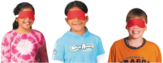 Spordas Augen Blind Maske, 6er Set
